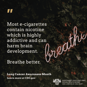 E-Cigarette-Lung Cancer Awareness Poster