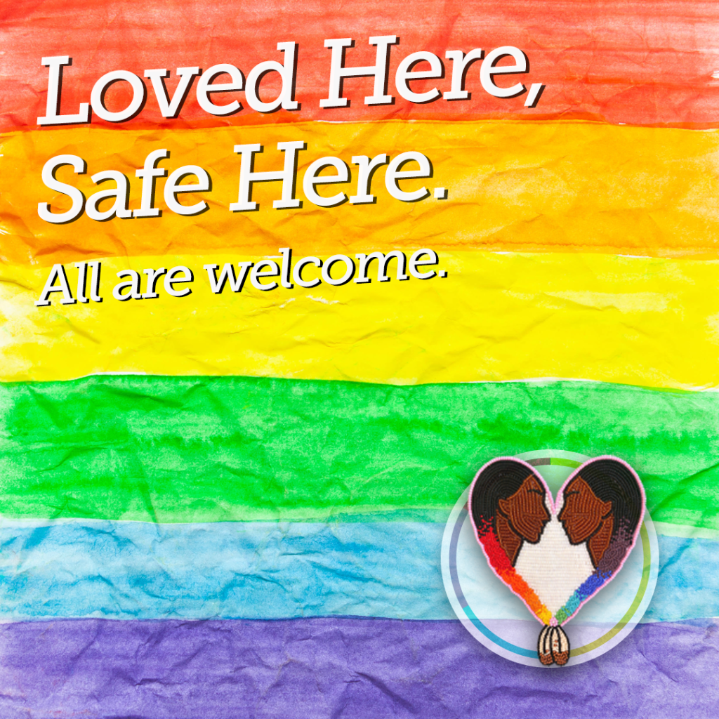 Loved here, Safe here Social Media Graphics